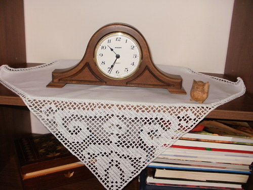 Dečka s háčkovaným rohem. — foto 1