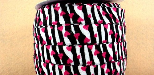 Pruženka/guma š. 16 mm: Zebra — foto 1