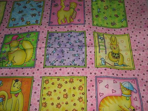 Kočičí panel - 100%bavlna — foto 1