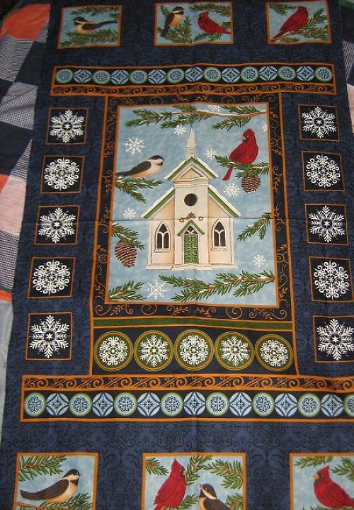 Vánoční panel- 100%bavlna — foto 1