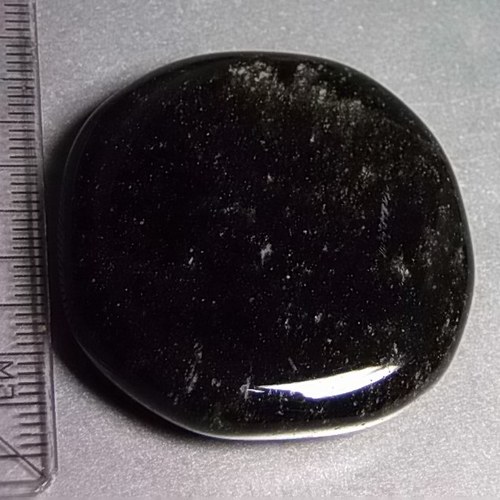 Obsidián stříbrný - placička 430 — foto 1