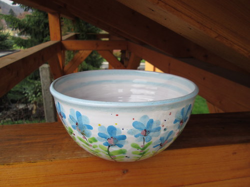 Miska s modrým kvítím — foto 1