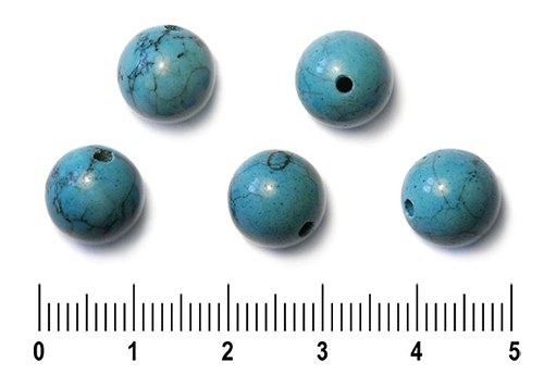 Tyrkenitové kuličky 10 mm, 1 ks