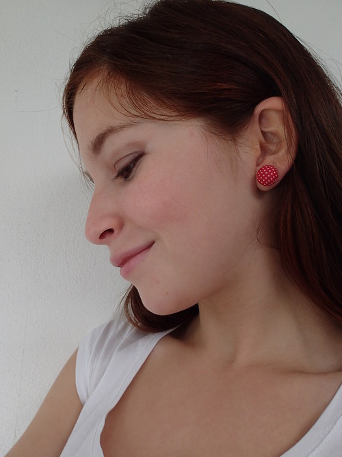 Dotty Buttons (red-white) — foto 1