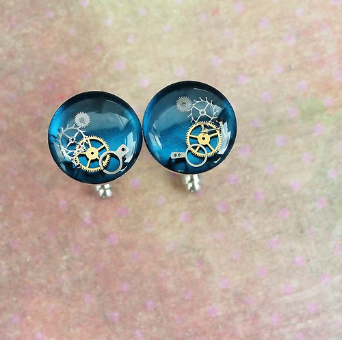 Manžetové knoflíčky /blue/ — foto 1