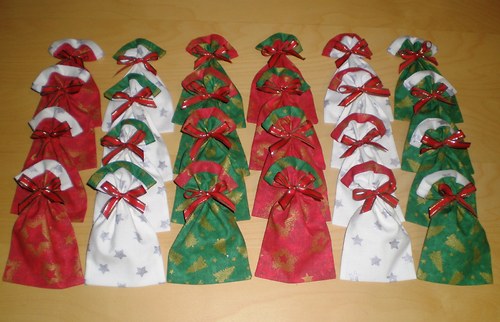 SLEVA! Adventní kalendář - pytlíčky — foto 1