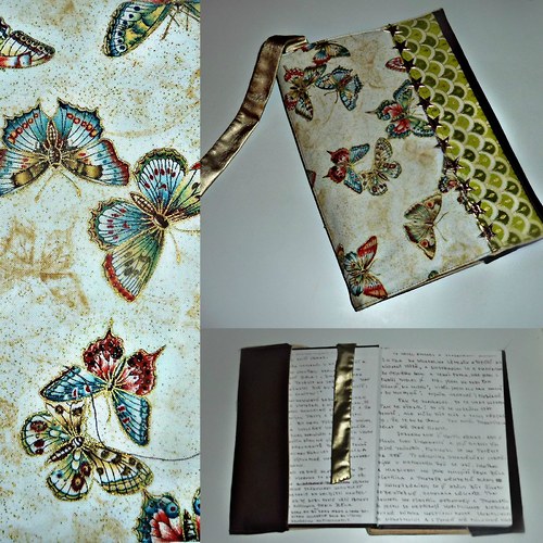 Obal na knihu butterfly gold — foto 1