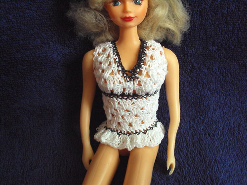 Háčkovaná halenka pro Barbii I — foto 1