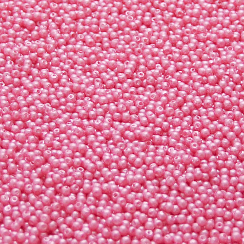 Korálky plastové kulička Ø 2mm 10g — foto 1