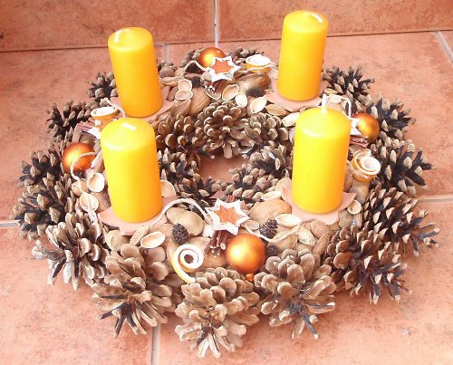 Adventní věnec v pomerančové - 9 — foto 1