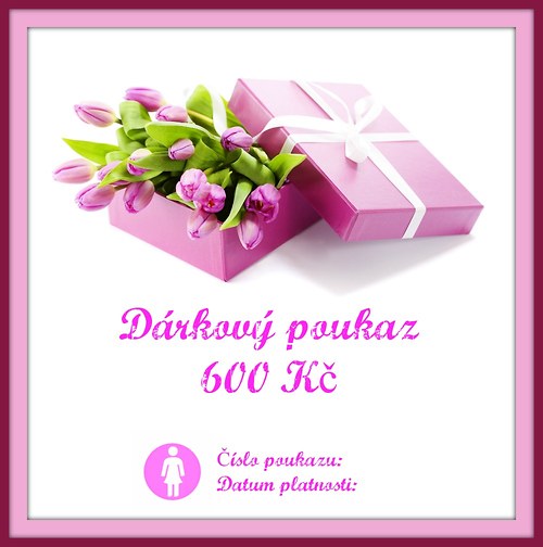 Nákupní poukaz 600 Kč u prodejce tin.A.rt