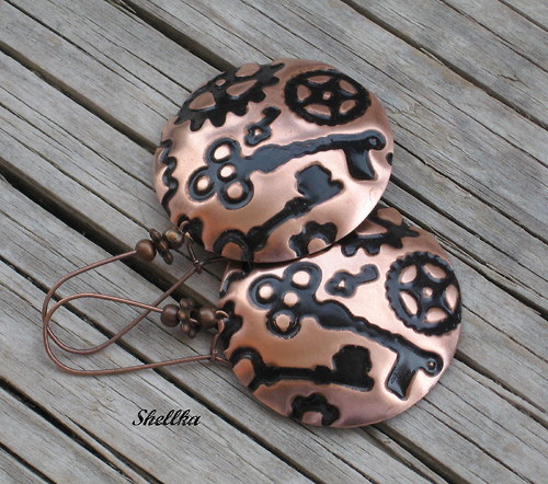 Náušnice ,,KEYS,, — foto 1