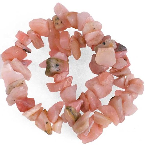 Růžový opál - zlomky, 10 cm — foto 1