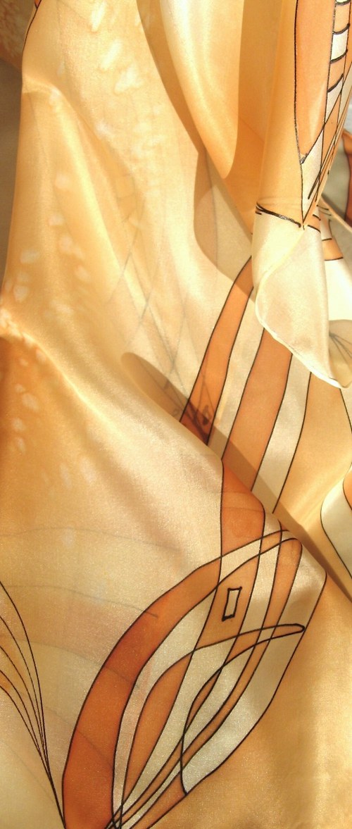 Oranžový 40 x150 cm — foto 1