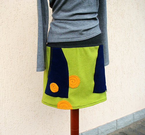 Sukně fleece - Green Apple — foto 1