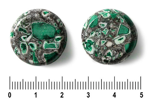 Zelená zlomková kolečka, 22 mm, 1 ks