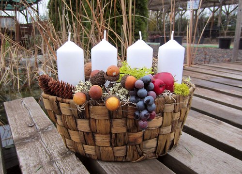 ADVENTNÍ KOŠÍK - bílý — foto 1
