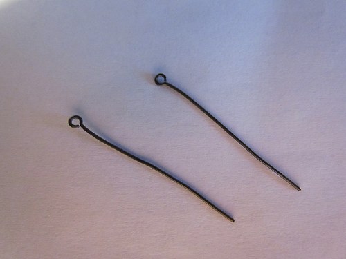Černá očková ketlovací jehla-30mm