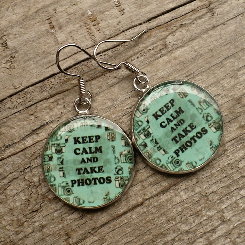 Keep calm and take photos (náušnice) — foto 1