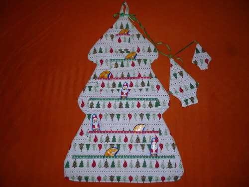 Adventní stromeček-kapsář/kalendář — foto 1
