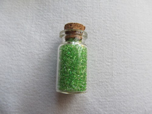 Rokajl - 2mm, zelený, 11 g — foto 1