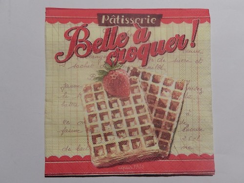Ubrousek na decoupage - vafle — foto 1