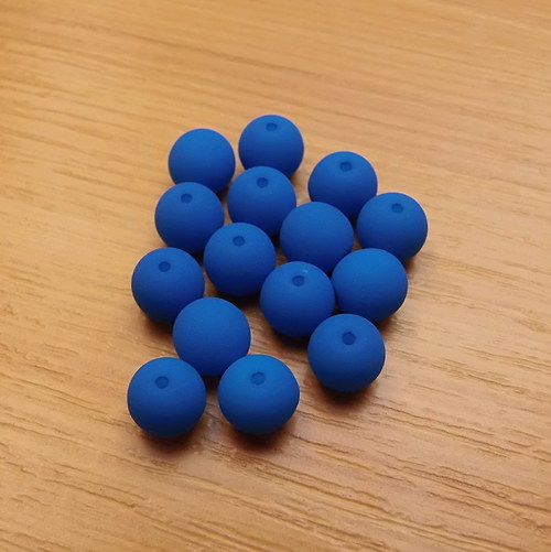 Neonové kuličky 4mm - modré — foto 1