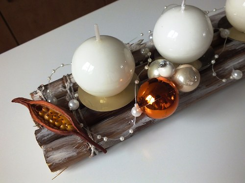 Adventní svícen Vanilka — foto 1