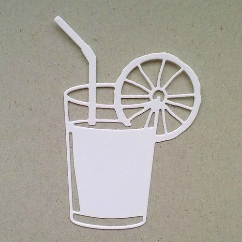 Výsek - Limonáda s brčkem - barva dle přání