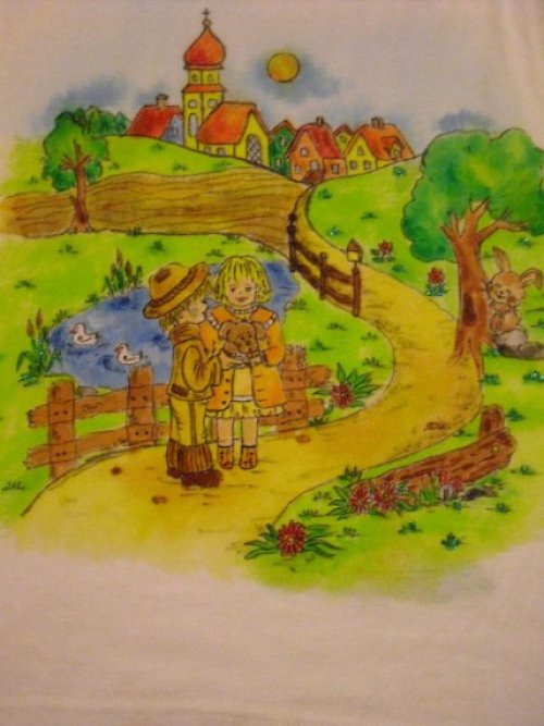 Malované tričko — foto 1