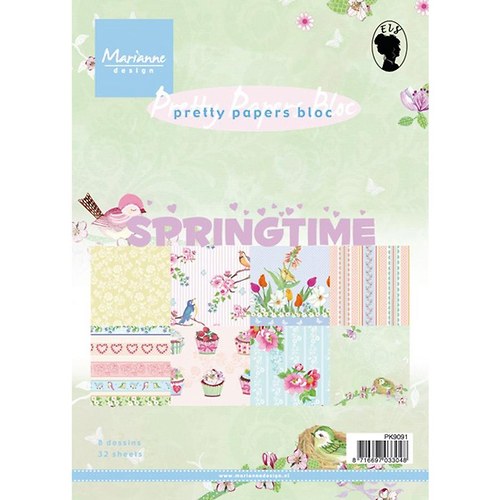 Marianne Design - Springtime, A5, 8 ks — foto 1