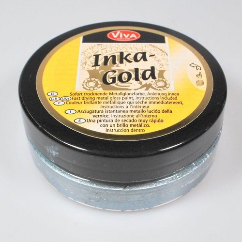 Inka - Gold / ledově modrá — foto 1