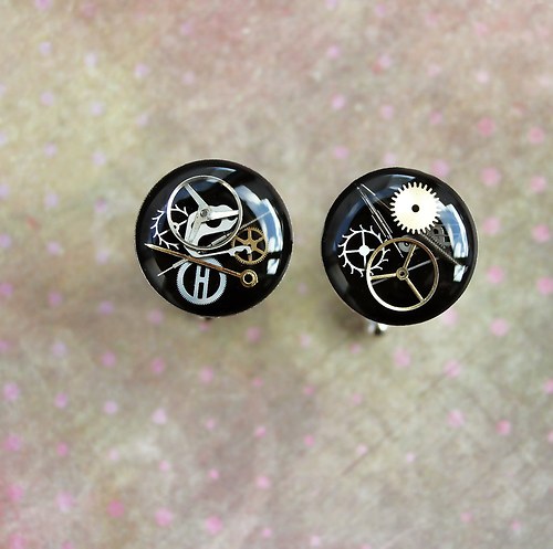 Manžetové knoflíčky /black/ — foto 1