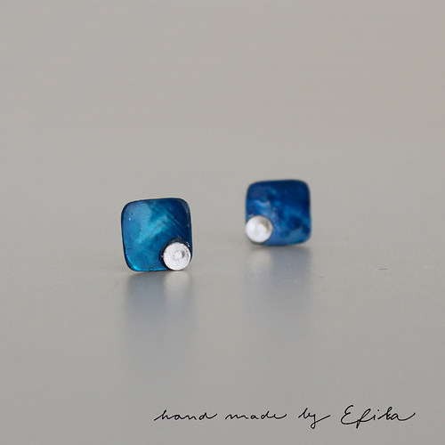 Blue Simple Square — foto 1