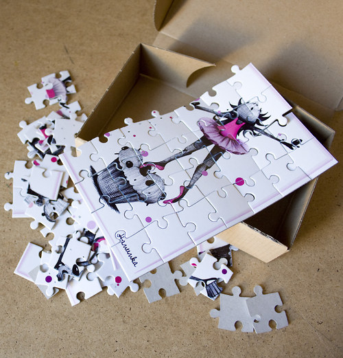 PUZZLE -A4- 72 dílků - MUFFINKYYY. — foto 1