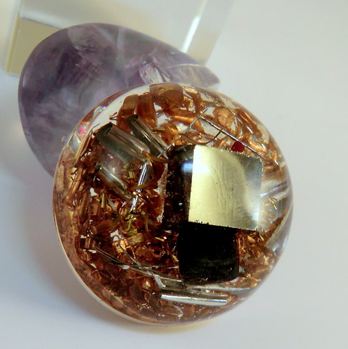 Orgonit *OBJ* Pyrit / Magnetit * Síla okamžiku.. — foto 1