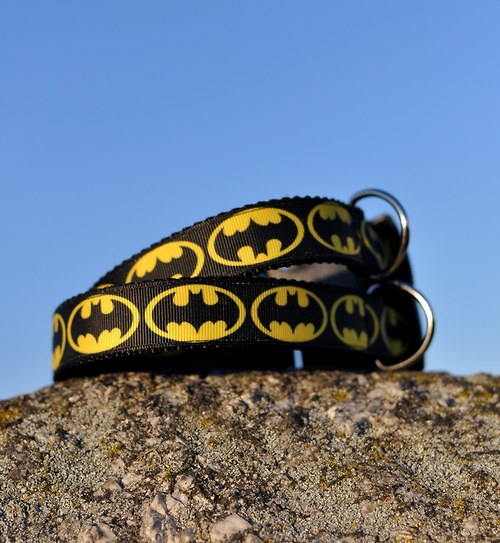 Obojek Batman, šířka 2,5 cm — foto 1