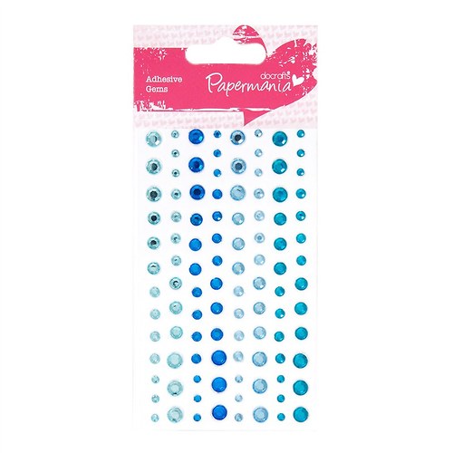 Samolepící kamínky - Capsule Aqua (104 ks)