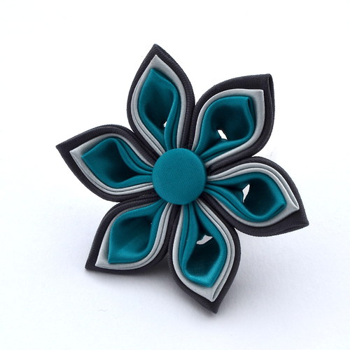 Kanzashi brož Kasumi — foto 1
