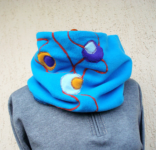 Fleece nákrčník 2v1 — foto 1