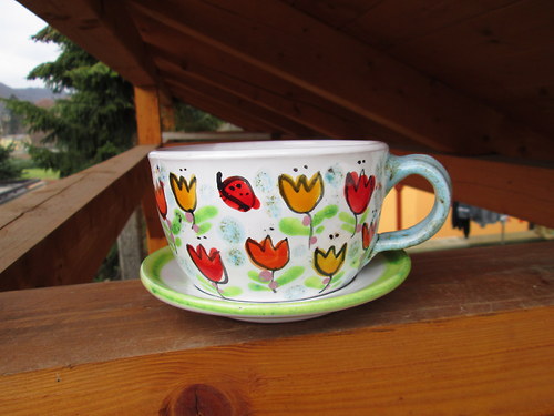 Tulipánkový snídaňák...0,4l — foto 1