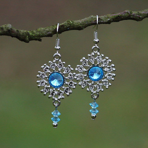 Swarovski modrá sluníčka — foto 1