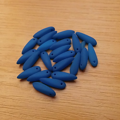 Neonové jazýčky 3 x 11mm - modré