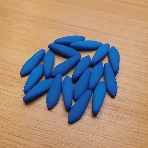 Neonové jazýčky 5 x 16mm - modré