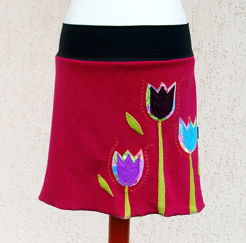 Sukně fleece - Tulips — foto 1