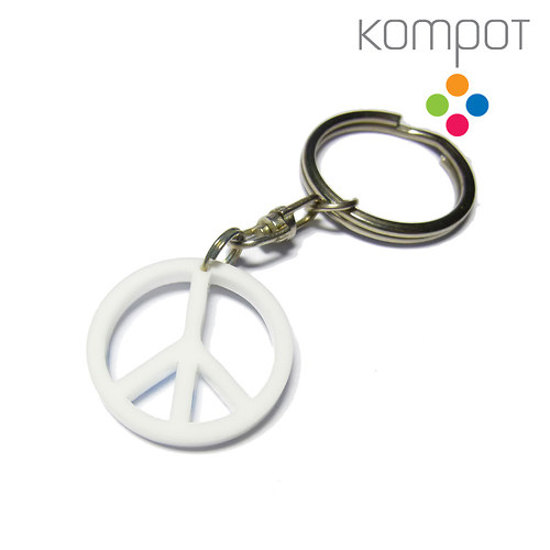 Klíčenka :: PEACE (více barevných variant) — foto 1