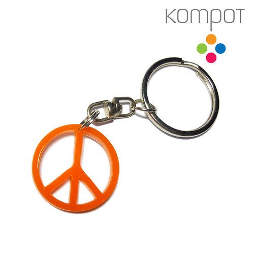 Klíčenka :: PEACE (více barevných variant) — foto 1