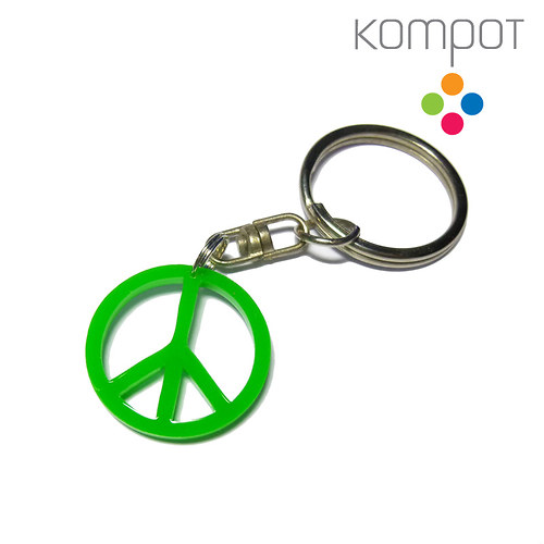 Klíčenka :: PEACE (více barevných variant) — foto 1