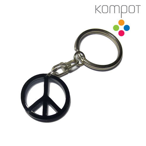 Klíčenka :: PEACE (více barevných variant) — foto 1