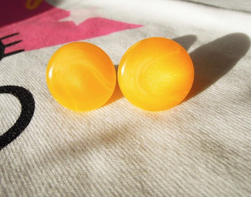 Oranžové 15mm (chirurgická ocel) — foto 1